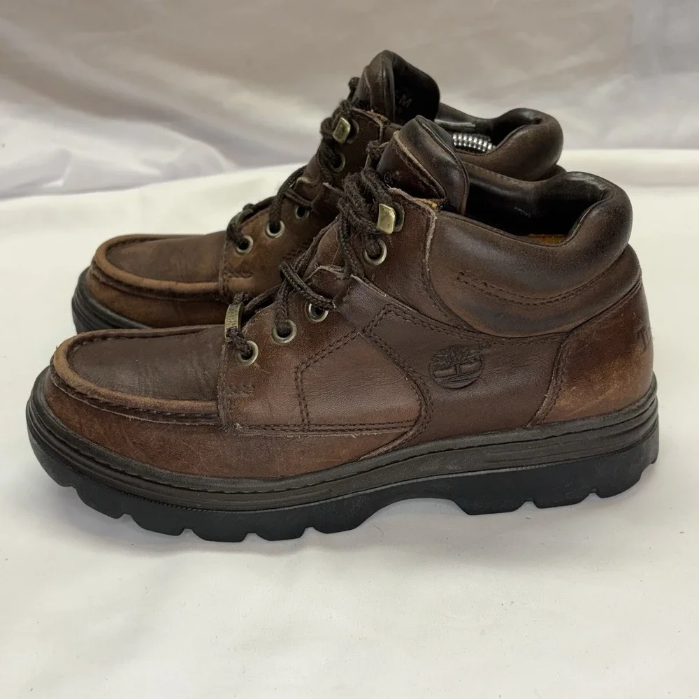 Vintage Timberland Heritage GORE-TEX Moc Toe Chukka Boots Men's US 7.5 M